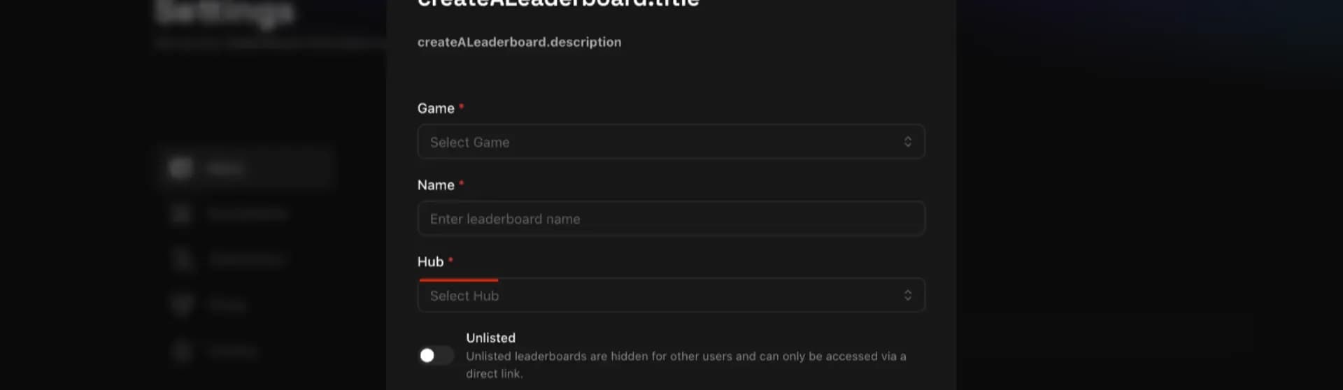 Leaderboard Detail Background